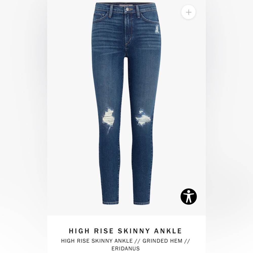 High rise skinny JOE’S jeans
